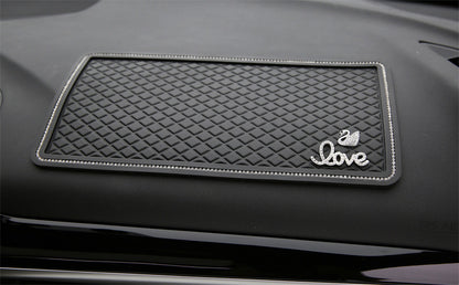 Large Creative Rhinestone Anti-Slip Car Dashboard Mat