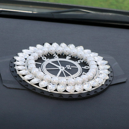 Large Creative Rhinestone Anti-Slip Car Dashboard Mat
