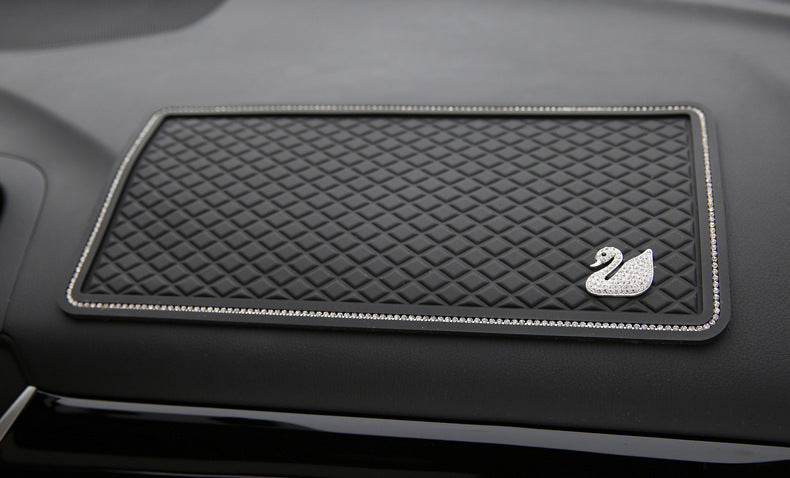 Large Creative Rhinestone Anti-Slip Car Dashboard Mat