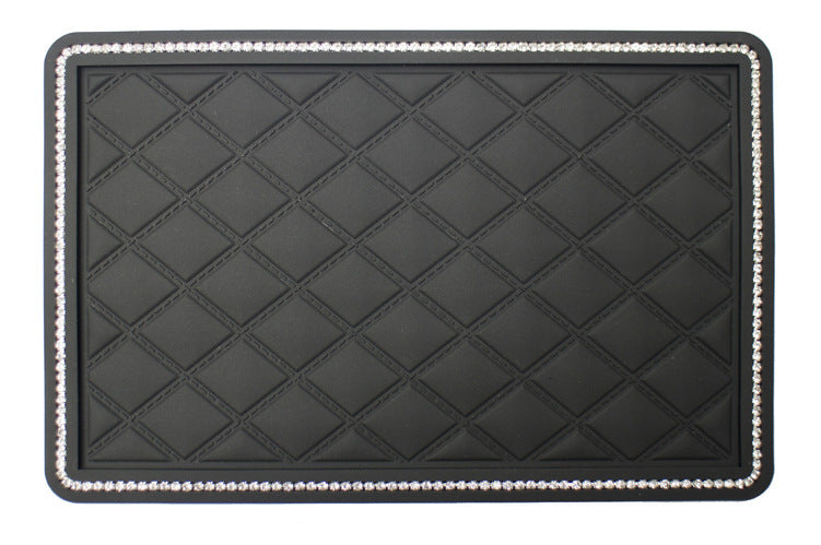 Large Creative Rhinestone Anti-Slip Car Dashboard Mat