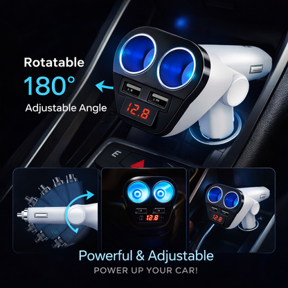 Car Charger and Cigarette Lighter Adapter