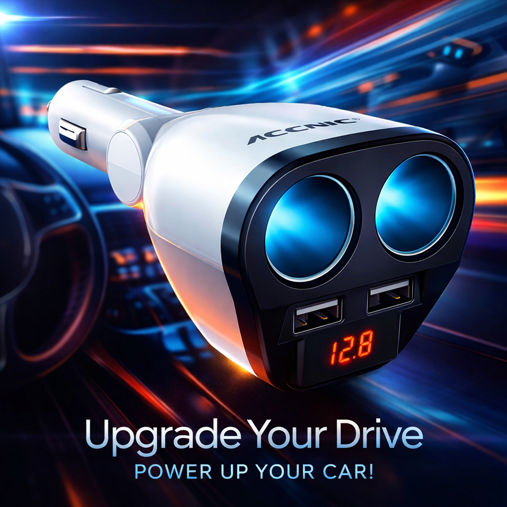 Car Charger and Cigarette Lighter Adapter